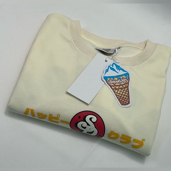 SnowDay Men’s Club Vintage House Tee in Cream Size: XXL NWT - Picture 5 of 12